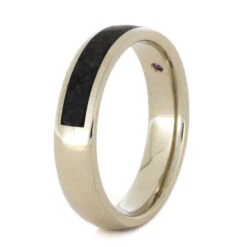 Dinosaur Bone Wedding Band With Flush Set Gemstone 9 Dinosaur Bone Wedding Band With Flush Set Gemstone -Johan Jewelry Shop 066ba152726f87a2b8814f03d24d12c5