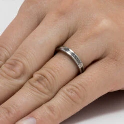 Diamond Women's Wedding Band With Deer Antler And Dinosaur Bone 13 Diamond Women's Wedding Band With Deer Antler And Dinosaur Bone -Johan Jewelry Shop 0d61ed9af0954fbdb6daaa8da87a1d98