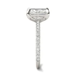 Radiant Cut Charles & Colvard Moissanite And White Gold Engagement Ring -Johan Jewelry Shop 1041625 5a 202311021300