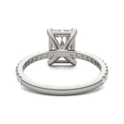 Radiant Cut Charles & Colvard Moissanite And White Gold Engagement Ring -Johan Jewelry Shop 1041625 6a 202311021300