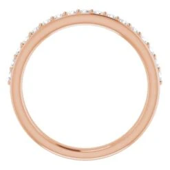 Classic Diamond Anniversary Band, Shared Prong Setting 7 Classic Diamond Anniversary Band, Shared Prong Setting -Johan Jewelry Shop 123192 RG 2