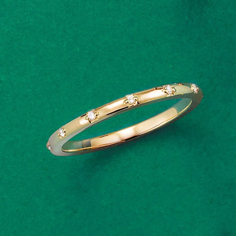 Starburst Eternity Band, Stackable Star Ring 3 Starburst Eternity Band, Stackable Star Ring