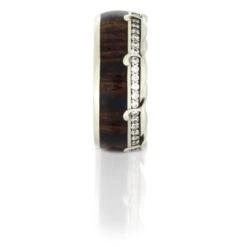 Diamond Eternity Wedding Band In Gold, King Wood Ring -Johan Jewelry Shop 12ec7c6be4ff2bcc811044fb1a1bbb08