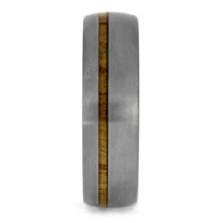 Olive Wood Wedding Ring With Wood Sleeve And Pinstripe-1430 -Johan Jewelry Shop 1430 1