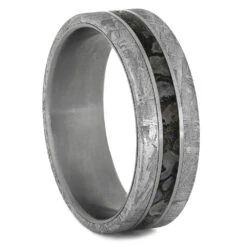 Matching Wedding Band Set With Meteorite And Dinosaur Bone 8 Matching Wedding Band Set With Meteorite And Dinosaur Bone -Johan Jewelry Shop 1855 a99178b6 b1ee 4688 949d 08af73bb2409