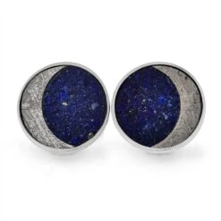 Starry Night Meteorite Cuff Links With Lapis Lazuli -Johan Jewelry Shop 1889StarryNightCuffLinks 2 be17835d 13fd 47bf 9858 64bbc1948b58