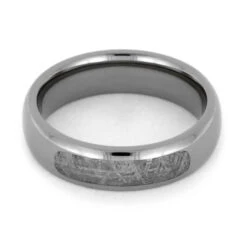 Titanium Ring With Partial Meteorite, Meteorite Jewelry -Johan Jewelry Shop 1939 4 1000x1000 1