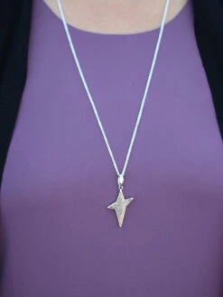 Star Necklace With Muonionalusta Meteorite -Johan Jewelry Shop 1cf7e30526acea7e984cc3a61721c44e