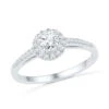 Brilliant, Round Cut Halo Engagement Ring -Johan Jewelry Shop 1d4ae6aba7725bd8822bf8b7f2d078f9