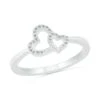 Intertwined Hearts Promise Ring With Diamonds 2 Intertwined Hearts Promise Ring With Diamonds -Johan Jewelry Shop 202657
