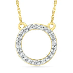 Reversible Diamond Circle Necklace, Black & White Diamonds -Johan Jewelry Shop 203014 Y