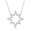Diamond Starburst Necklace 1 Diamond Starburst Necklace -Johan Jewelry Shop 205048
