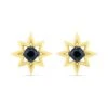 Star Stud Earrings With Black Diamond -Johan Jewelry Shop 207771 1c199984 a702 421c 857c 47bea79a9db6