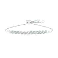 Diamond Braid Bolo Bracelet