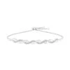 Diamond Infinity Bolo Bracelet With Diamonds -Johan Jewelry Shop 208247