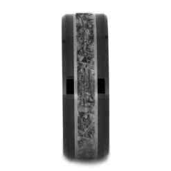 Black Ceramic Men's Ring With Meteorite Pattern -Johan Jewelry Shop 2116 2 1000x1000 1