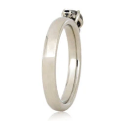 Meteorite & Blue Sapphire Engagement Ring -Johan Jewelry Shop 21f36c3980a2e0762af4fb02423e7df4