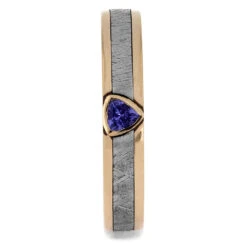 Trillion Cut Tanzanite Engagement Ring Or Wedding Band -Johan Jewelry Shop 2224 1E
