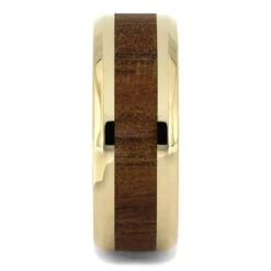 Wood & Solid Gold Ring With Beveled Edges 7 Wood & Solid Gold Ring With Beveled Edges -Johan Jewelry Shop 2237newyg2