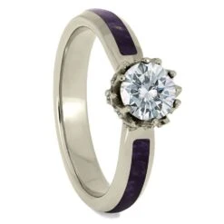 Purple Wood Wedding Ring Set With Moissanite Engagement Ring -Johan Jewelry Shop 2294WG 2000x dc74528d b4c4 44d2 b861 f7b555a1615a