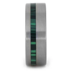 Green Men's Wedding Band With Malachite And Crimson Wood -Johan Jewelry Shop 2379ef4bd0a7ee1c0c1a3cc54b1f45cb