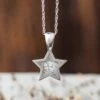 White Star Necklace, Meteorite Pendant -Johan Jewelry Shop 2426 Art December Cropped White 4 d01e5d1f 5009 48c0 9fc3 7467f6894444