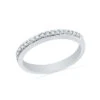 Shared-Prong, Half Eternity Diamond Wedding Band, Silver Or Gold -Johan Jewelry Shop 251fd4bf41af304ea876135a8da95564