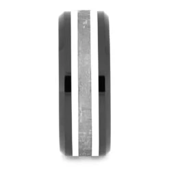 Meteorite Ring With White Stripes 9 Meteorite Ring With White Stripes -Johan Jewelry Shop 26312 1