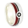 Pokeball Ring, Nerd Wedding Band -Johan Jewelry Shop 2678E