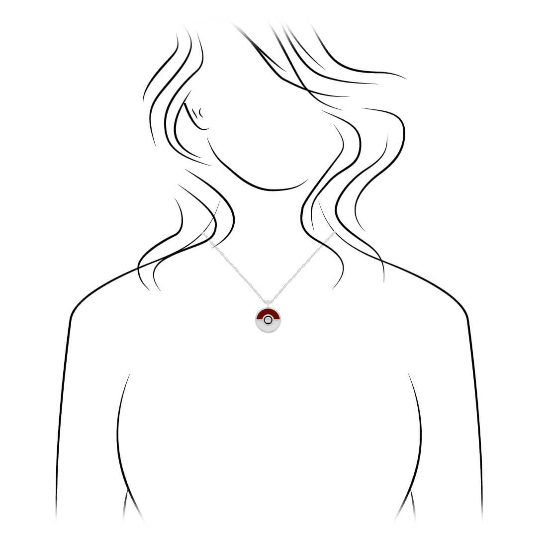 Pokémon Poké Ball Pendant Necklace 5 Pokémon Poké Ball Pendant Necklace - Image 3