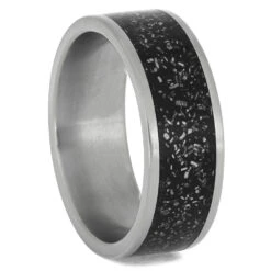 Black Stardust™ Wedding Band Set, His And Hers Meteorite Rings 10 Black Stardust™ Wedding Band Set, His And Hers Meteorite Rings -Johan Jewelry Shop 2685E 2000x 3c6938ec 4bd1 4aee a831 388370ba5ee3