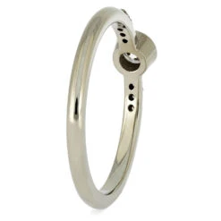 Polished Gold Engagement Ring With A Solitaire Diamond -Johan Jewelry Shop 2941 2E