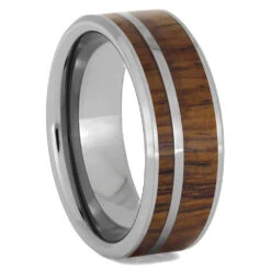 Tungsten And Honduran Rosewood Wedding Band With Pinstripe 8 Tungsten And Honduran Rosewood Wedding Band With Pinstripe -Johan Jewelry Shop 3265new1tungstenbeveled