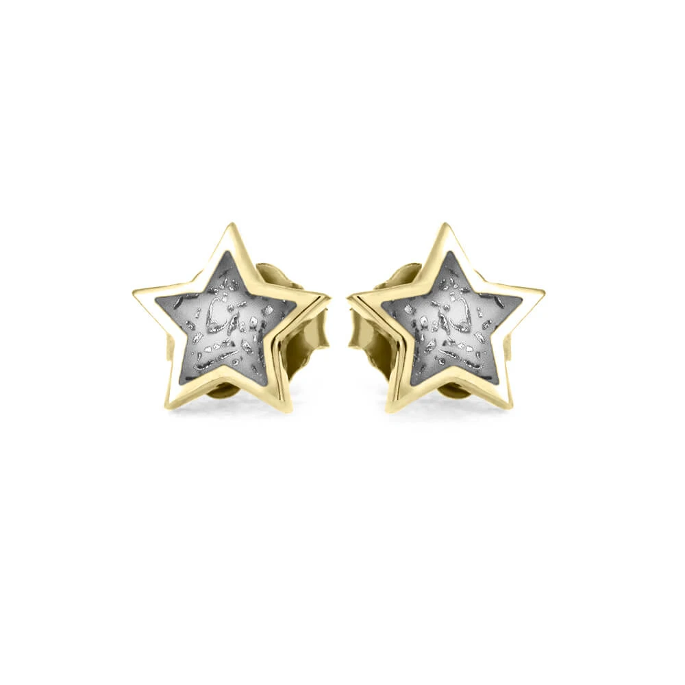 Stardust Stud Earrings In 10k Yellow Gold, Multiple Colors 15 Stardust Stud Earrings In 10k Yellow Gold, Multiple Colors - Image 13