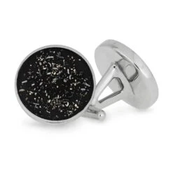 Black Stardust Cuff Links & Tie Clip Bundle -Johan Jewelry Shop 3910 Black Stardust 1 2000x a13e8777 4589 4313 bfc2 92949c04704d
