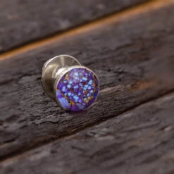 Lava Mosaic Turquoise Tie Tack