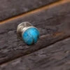 Genuine Turquoise Tie Tack, Something Blue