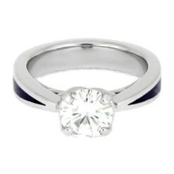Lapis Lazuli & Moissanite Engagement Ring 11 Lapis Lazuli & Moissanite Engagement Ring -Johan Jewelry Shop 3998 3 E
