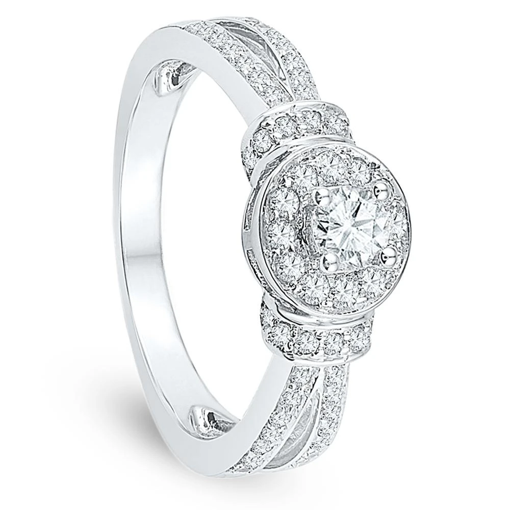 Vintage Style Round Halo Engagement Ring 6 Vintage Style Round Halo Engagement Ring - Image 4