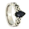 Marquise Sapphire Engagement Ring, Trinity Knot White Gold Ring 1 Marquise Sapphire Engagement Ring, Trinity Knot White Gold Ring -Johan Jewelry Shop 4025 Edit