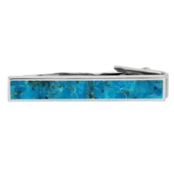 Totally Turquoise Gift Set - Cuff Links & Tie Clip -Johan Jewelry Shop 4052 Tie Bar Turquoise Silver 3 fe4e812b 42a5 4fa3 ba6d 2bd3296ac512