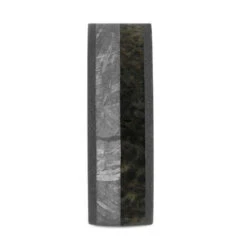 Men's Meteorite Wedding Band With Dinosaur Bone And Wood Sleeve -Johan Jewelry Shop 4063Flat