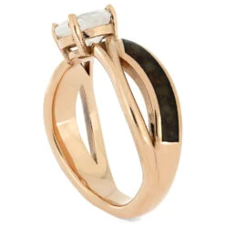 Moonstone Engagement Ring With Dinosaur Bone -Johan Jewelry Shop 4220 2 E