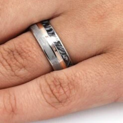 Meteorite And Mokume Gane Ring With Gold Pinstripe 9 Meteorite And Mokume Gane Ring With Gold Pinstripe -Johan Jewelry Shop 4253ce3a161eb166f323b4ed4d067d3a