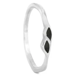 Dinosaur Bone Shadow Band With Leaf Pattern Design