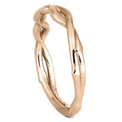 Rose Gold Shadow Band With Vine Design-4323RG -Johan Jewelry Shop 4323RG 2 E