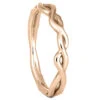 Rose Gold Shadow Band With Vine Design-4323RG 1 Rose Gold Shadow Band With Vine Design-4323RG -Johan Jewelry Shop 4323RG E