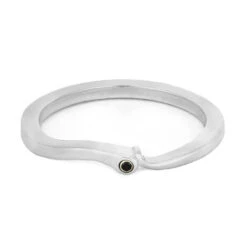 Custom Black Diamond Shadow Band In Sterling Silver 12 Custom Black Diamond Shadow Band In Sterling Silver -Johan Jewelry Shop 4327 3E