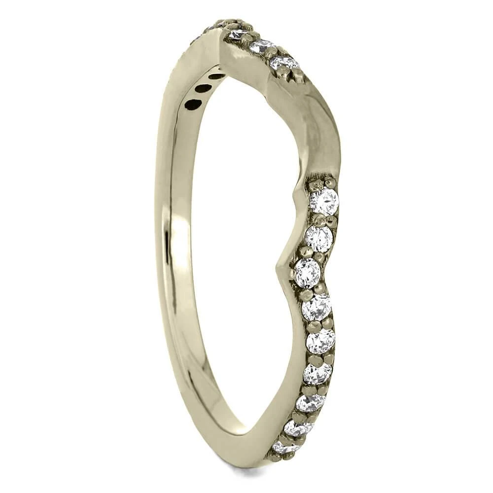 Meteorite Bridal Set With Diamond Twist Design 6 Meteorite Bridal Set With Diamond Twist Design - Image 4