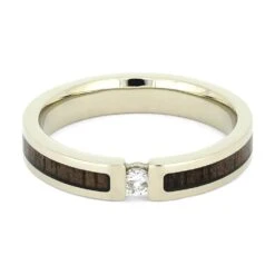 Diamond Engagement Ring With Walnut Wood Inlays 12 Diamond Engagement Ring With Walnut Wood Inlays -Johan Jewelry Shop 4364 3 E 4d1983f0 98e7 4921 afb3 b06ad84f8604